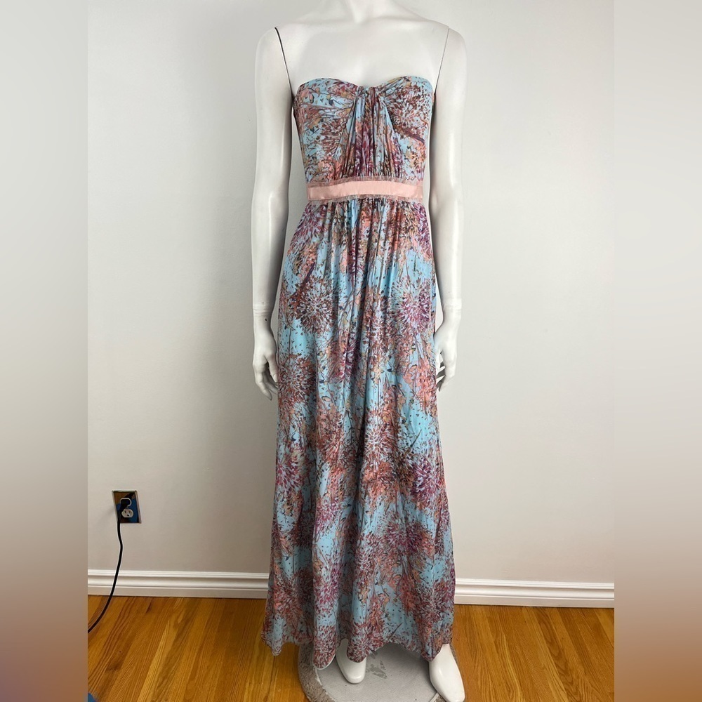 BCBG MAXAZRIA Amber maxi floral dress Cocktail wedding dress Size 4